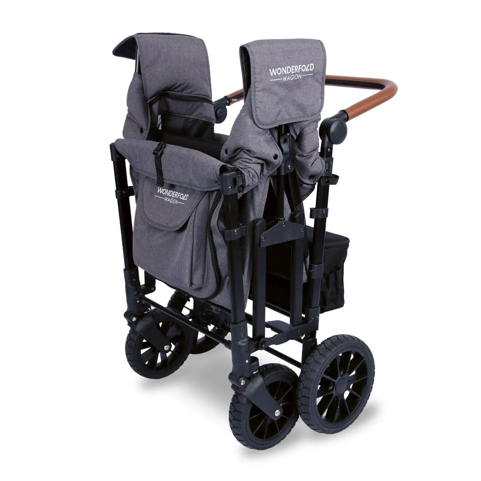 W4 Luxe Quad Stroller Wagon - Charcoal Grey